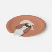 Cute Beach Vacation Cavalier King Charles Spaniel Papieren Bordje (Gekanteld)