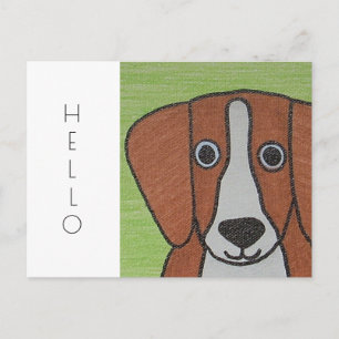 Cute Beagle Briefkaart