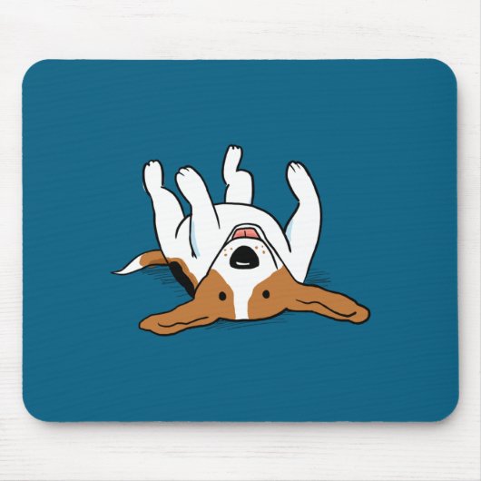 Cute Beagle Cartoon Dog Muismat (Voorkant)