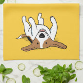 Cute Beagle Cartoon Dog Schattig Dierenvriend Theedoek (Gevouwen)