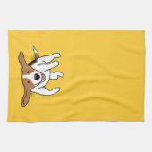 Cute Beagle Cartoon Dog Schattig Dierenvriend Theedoek (Horizontaal)