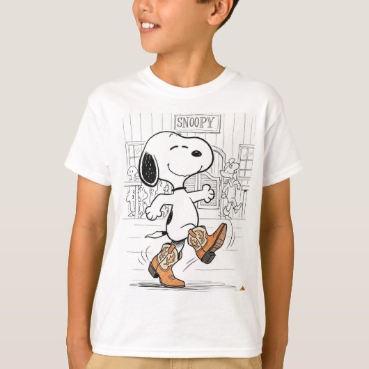 Cute Beagle Cartoon T-shirt (Voorkant)