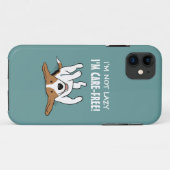 Cute Beagle - Dog met de Tekst van de Douane Case-Mate iPhone Case (Achterkant (horizontaal))