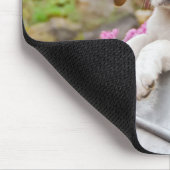 Cute Beagle Dog Puppy in een Melkhuis - Muismat (Hoek)