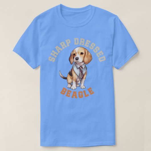 Cute Beagle Dog T-shirt (Design voorkant)