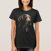 Cute Beagle Face For Beagle T-shirt (Voorkant)