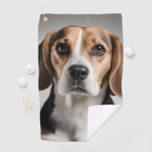 Cute Beagle Golfhanddoek (Insitu)