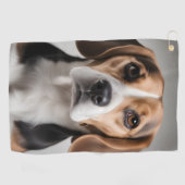 Cute Beagle Golfhanddoek (Horizontaal)