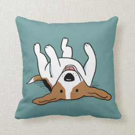 Cute Beagle Happy Cartoon Dog Dierenvriend Kussen
