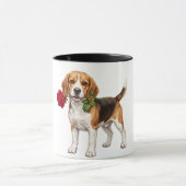 Cute Beagle-hond Mok (Midden)
