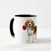Cute Beagle-hond Mok (Voorkant links)
