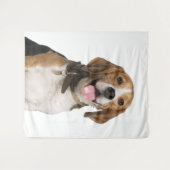 Cute Beagle Honden Foto Wandkleed (Voorkant (horizontaal))