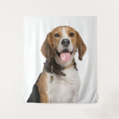 Cute Beagle Honden Foto Wandkleed (Voorkant)
