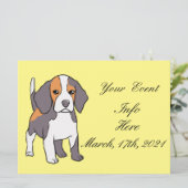 Cute Beagle Hondenras Thunder_Cove (Staand voorkant)