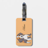 Cute Beagle Hondenras Thunder_Cove Bagagelabel (Achterkant verticaal)