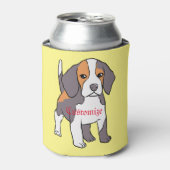 Cute Beagle Hondenras Thunder_Cove Blikjeskoeler (Blikje Voorkant)