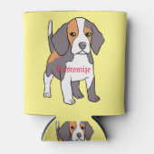 Cute Beagle Hondenras Thunder_Cove Blikjeskoeler (Voorkant)
