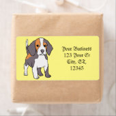 Cute Beagle Hondenras Thunder_Cove Etiket (Insitu)
