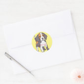 Cute Beagle Hondenras Thunder_Cove Ronde Sticker (Envelop)