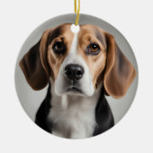 Cute Beagle Keramisch Ornament (Voorkant)