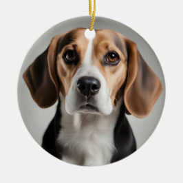 Cute Beagle Keramisch Ornament