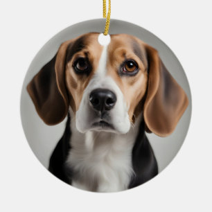 Cute Beagle Keramisch Ornament