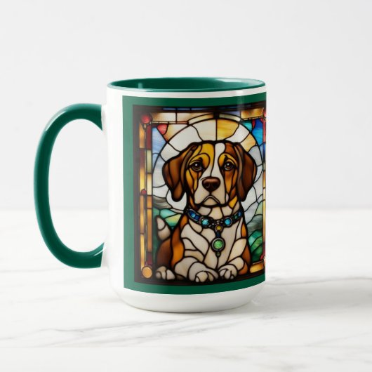 Cute Beagle Keramische Koffiemok Mok (Links)