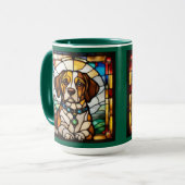 Cute Beagle Keramische Koffiemok Mok (Voorkant links)