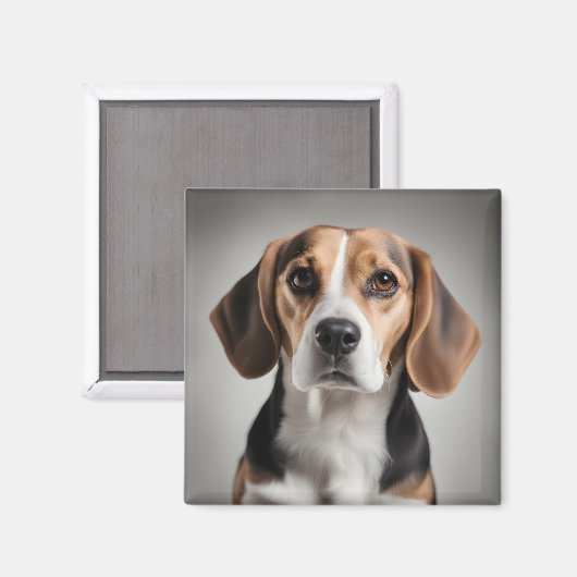 Cute Beagle Magneet (Voorkant / Achterkant)