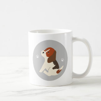 Cute beagle mug かわいいビーグルのイラストのマグカップ コーヒーマグカップ koffiemok