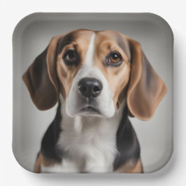 Cute Beagle Papieren Bordje