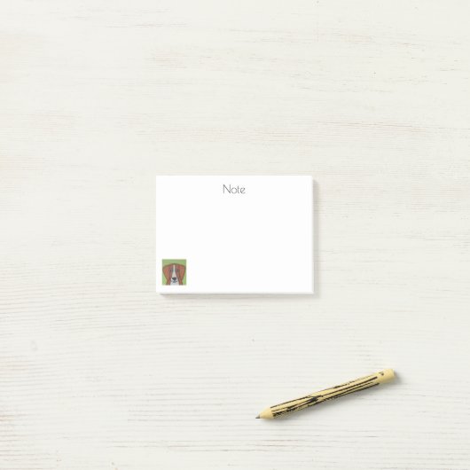 Cute Beagle Post it Note Pad (Op bureau)