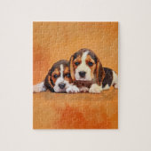 Cute Beagle puppies Legpuzzel (Verticaal)