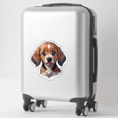 Cute Beagle Puppy Dog Sticker (Koffer)