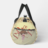 Cute Beagle Puppy Red Hearts gepersonaliseerd Plunjezak (Rechts)