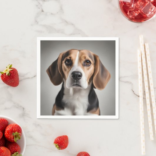 Cute Beagle Servet (Insitu)