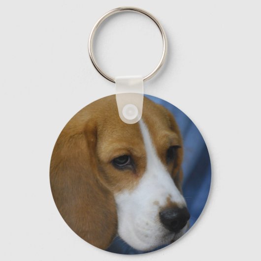 Cute Beagle Sleutelhanger (Voorkant)
