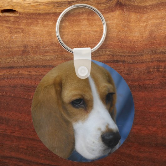 Cute Beagle Sleutelhanger (Voorkant)