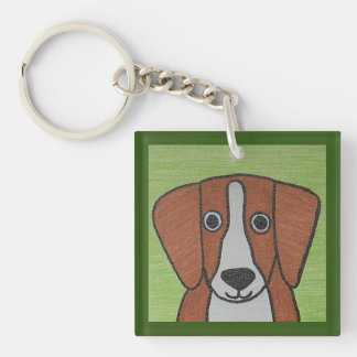 Cute Beagle Sleutelhanger