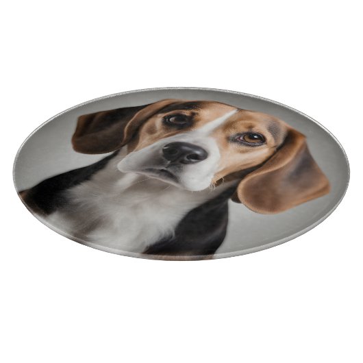 Cute Beagle Snijplank (Hoek)