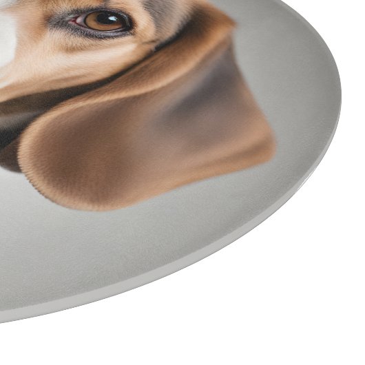 Cute Beagle Snijplank (Hoek)