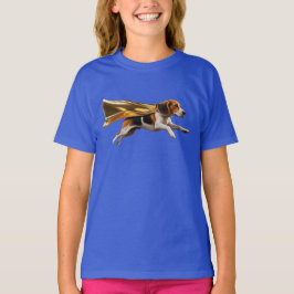 Cute Beagle Superhelden T-Shirt voor Kinderen