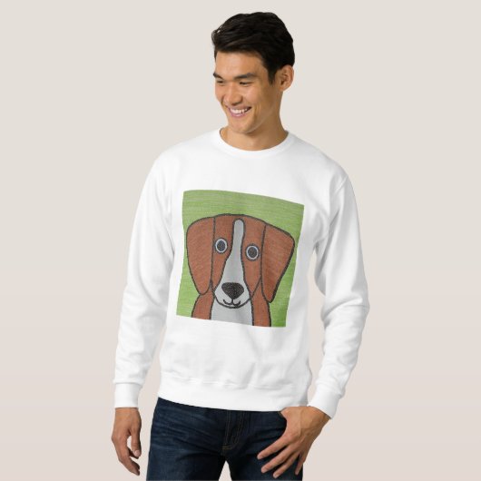 Cute Beagle Sweatshirt (Voorkant volledig)
