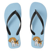 Cute Beagle Teenslippers (Voetbed)