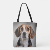 Cute Beagle Tote Bag (Achterkant)