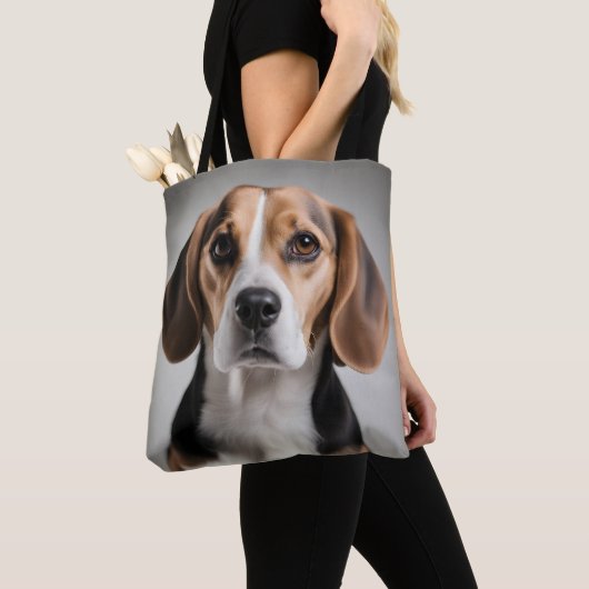 Cute Beagle Tote Bag (Dichtbij)