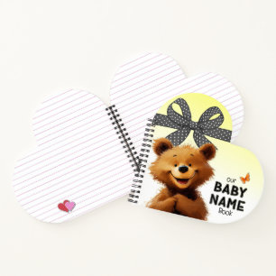 Cute Bear Babynamenboek Notitieboek