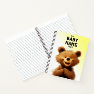 Cute Bear Babynamenboek Notitieboek