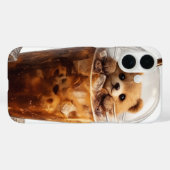 Cute Bear Coffee iPhone Hoesje | Esthetisch Dier  (Achterkant (horizontaal))