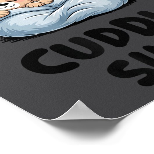 Cute Bear Couple This Is Our Cuddle  Poster (Hoek)